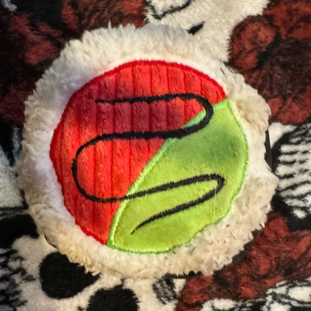 Bark Box Super Chewer L Rip & reveal Sushi Dog Toy